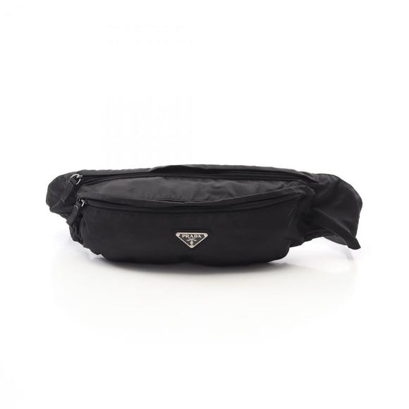 Prada nylon waist bag, black for men and women - Picture 1 of 10